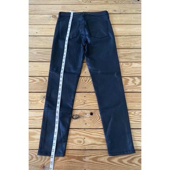 NWT $99 Abercrombie & Fitch High Rise Super Skinny Ankle Pants Size 28 Black - Picture 7 of 10